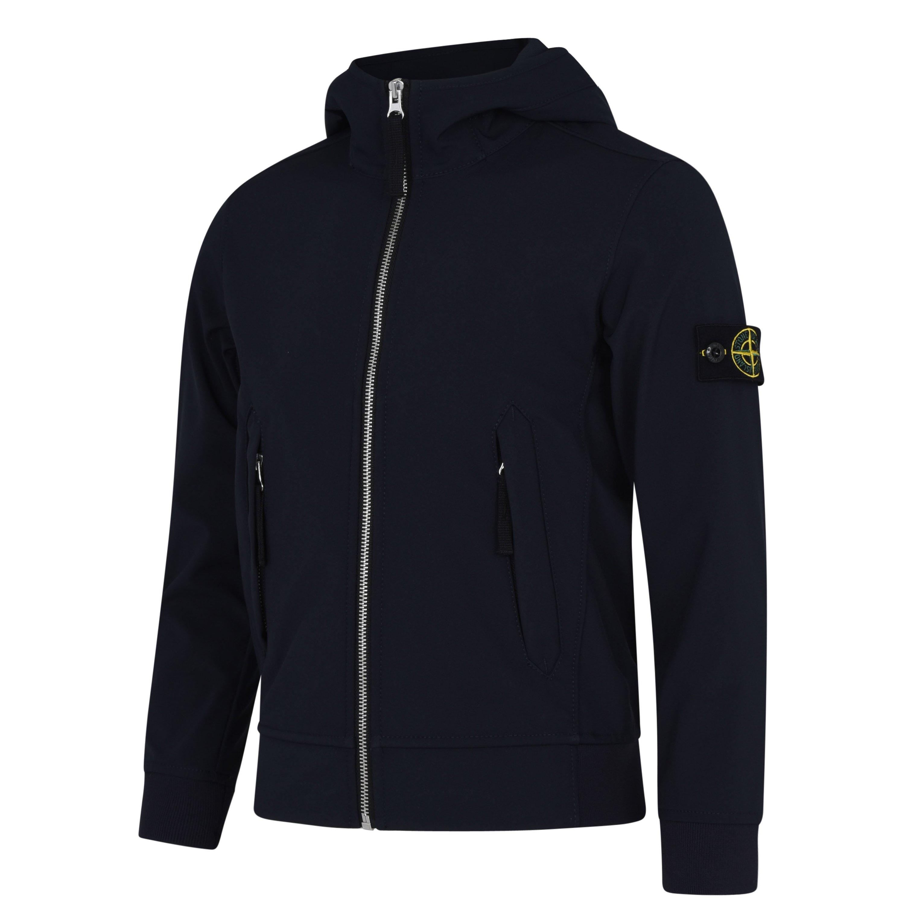 Stone Island Junior Softshell Badge Jacket Softshell Jackets