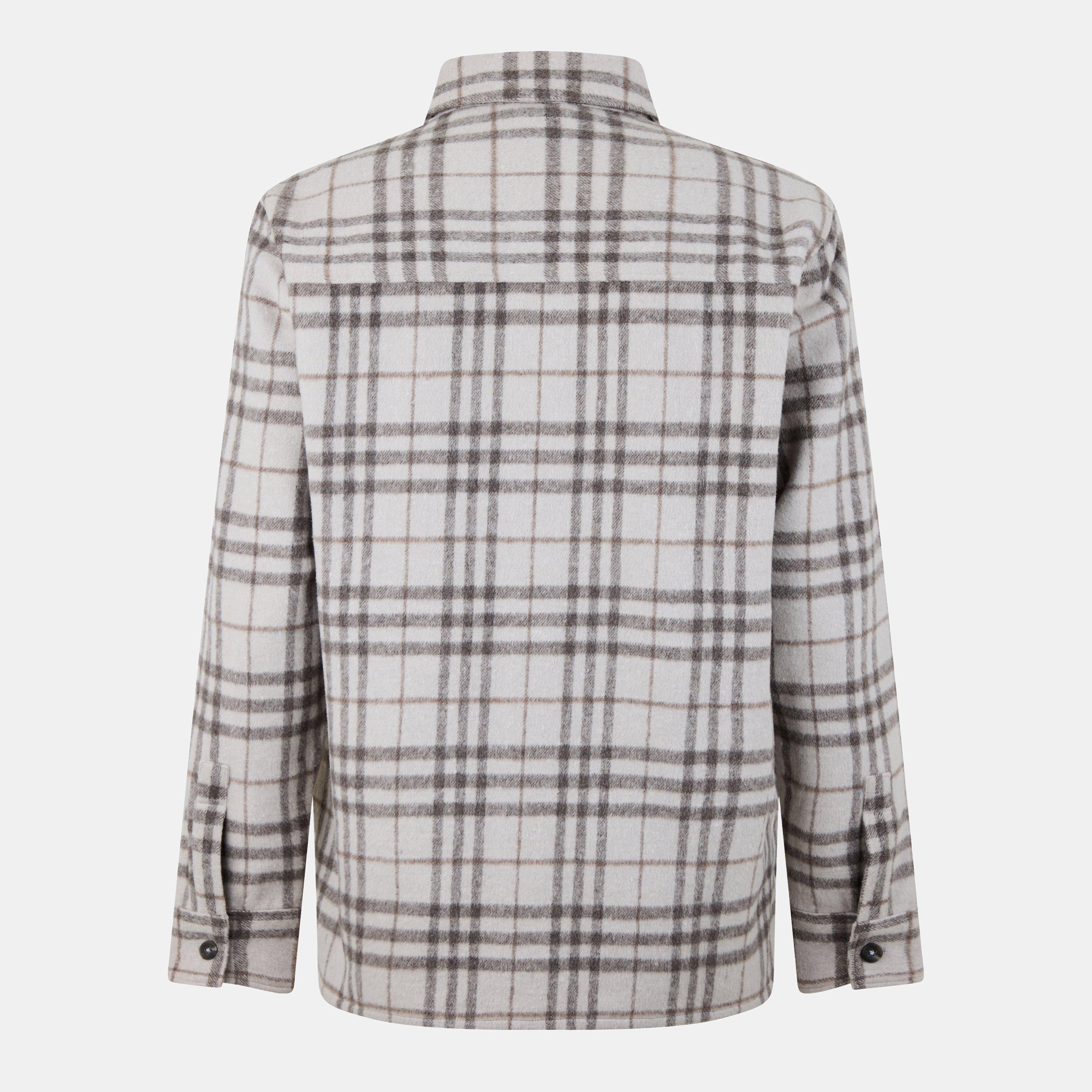 Brown Check - Jack Wills - Men's JW Check Long-Sleeve Patterned Shirt - 2