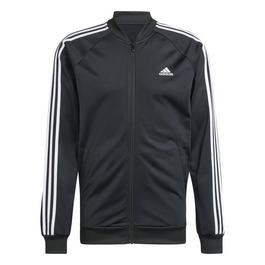 adidas Essentials Woven 3 Stripes Track Jacket Mens