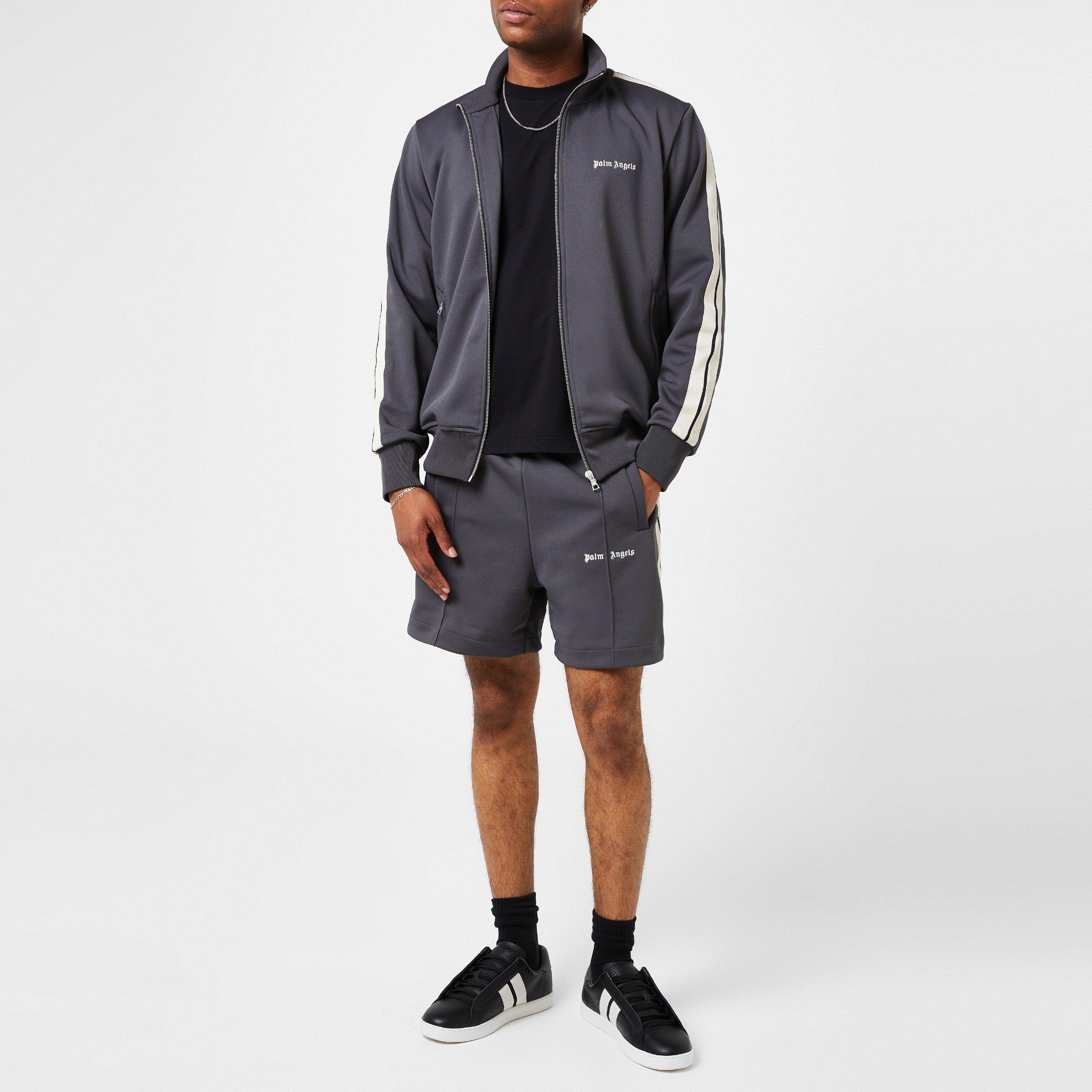 Grey White - Palm Angels - Classic Track Jacket - 6