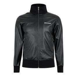 Palm Angels Leather Track Jacket