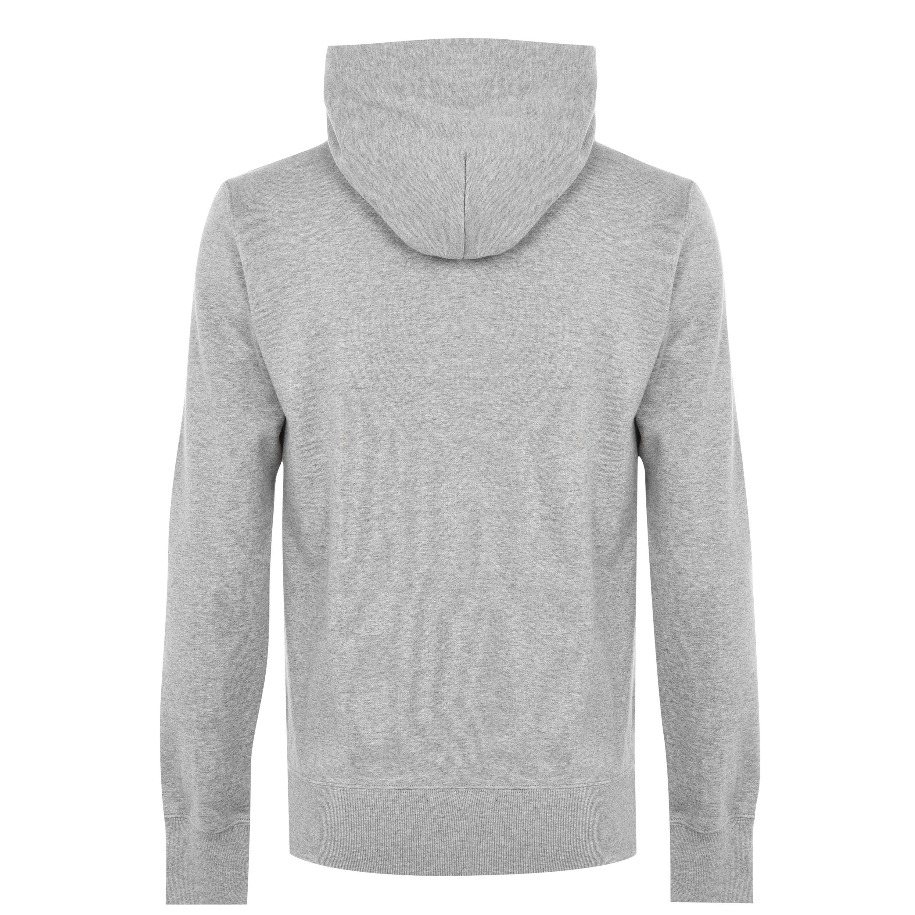 Grey EM031 - Champion - Full Zip Logo Hoodie - 7