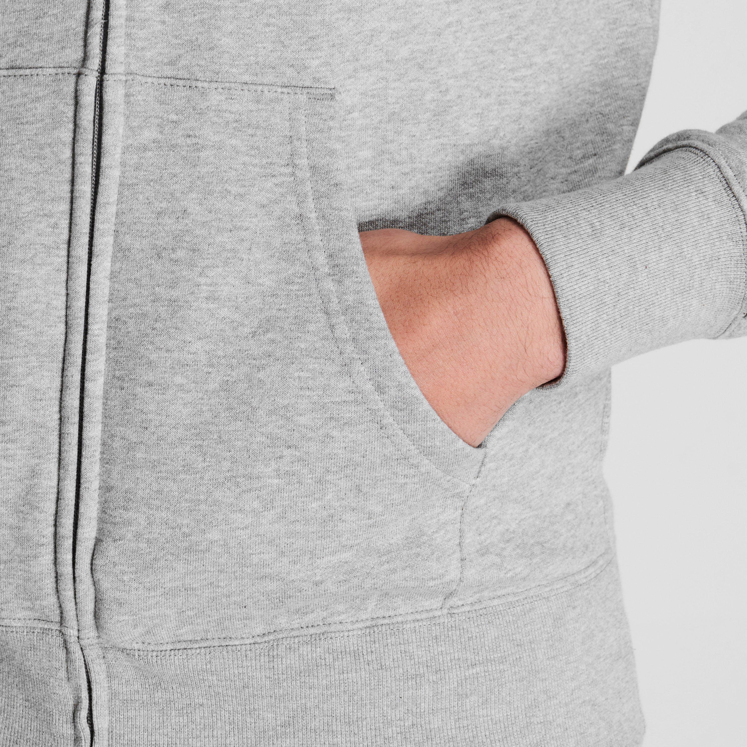Grey EM031 - Champion - Full Zip Logo Hoodie - 5
