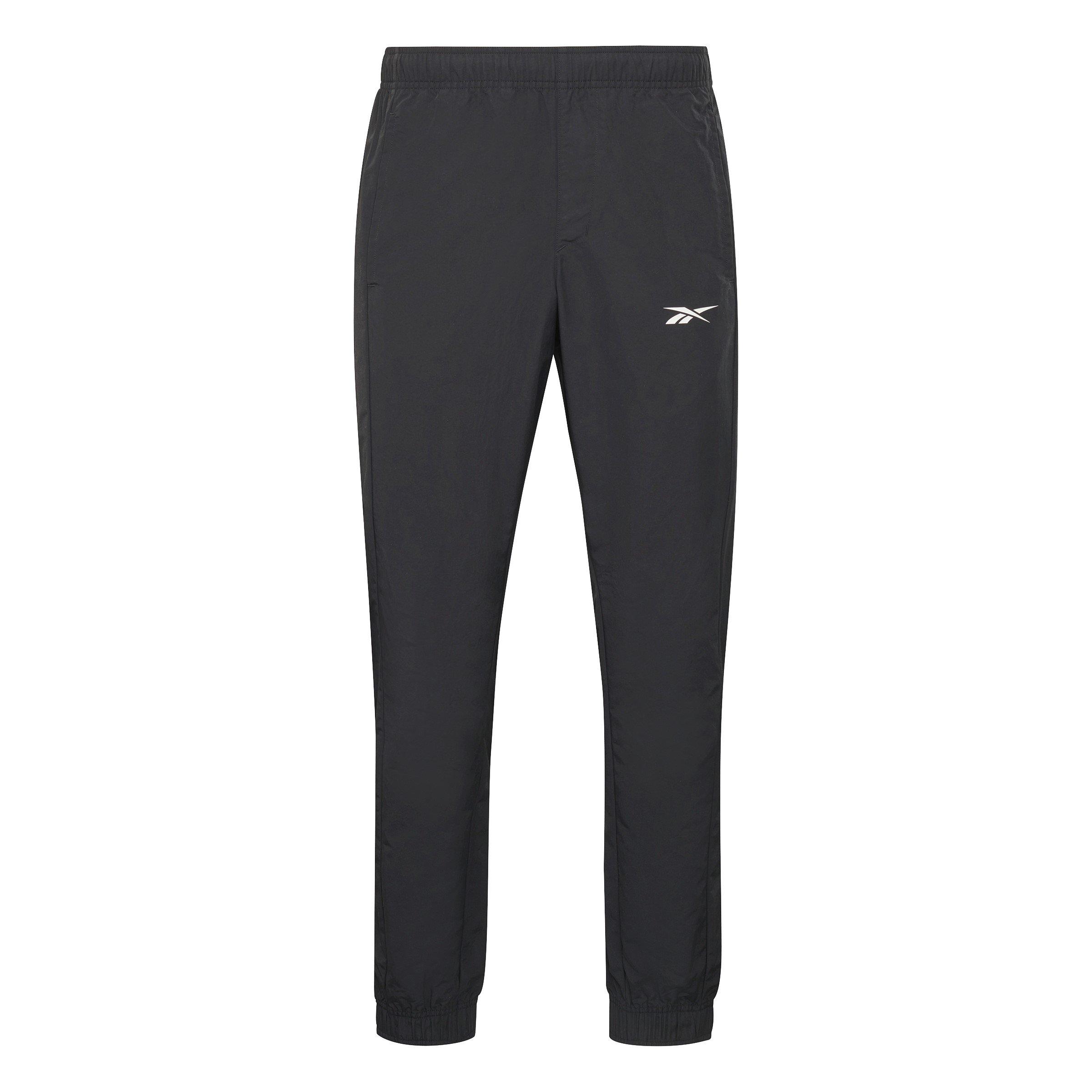Zwart / Zwart - Reebok - Men's Techstyle Closed Hem Woven Joggers - 8