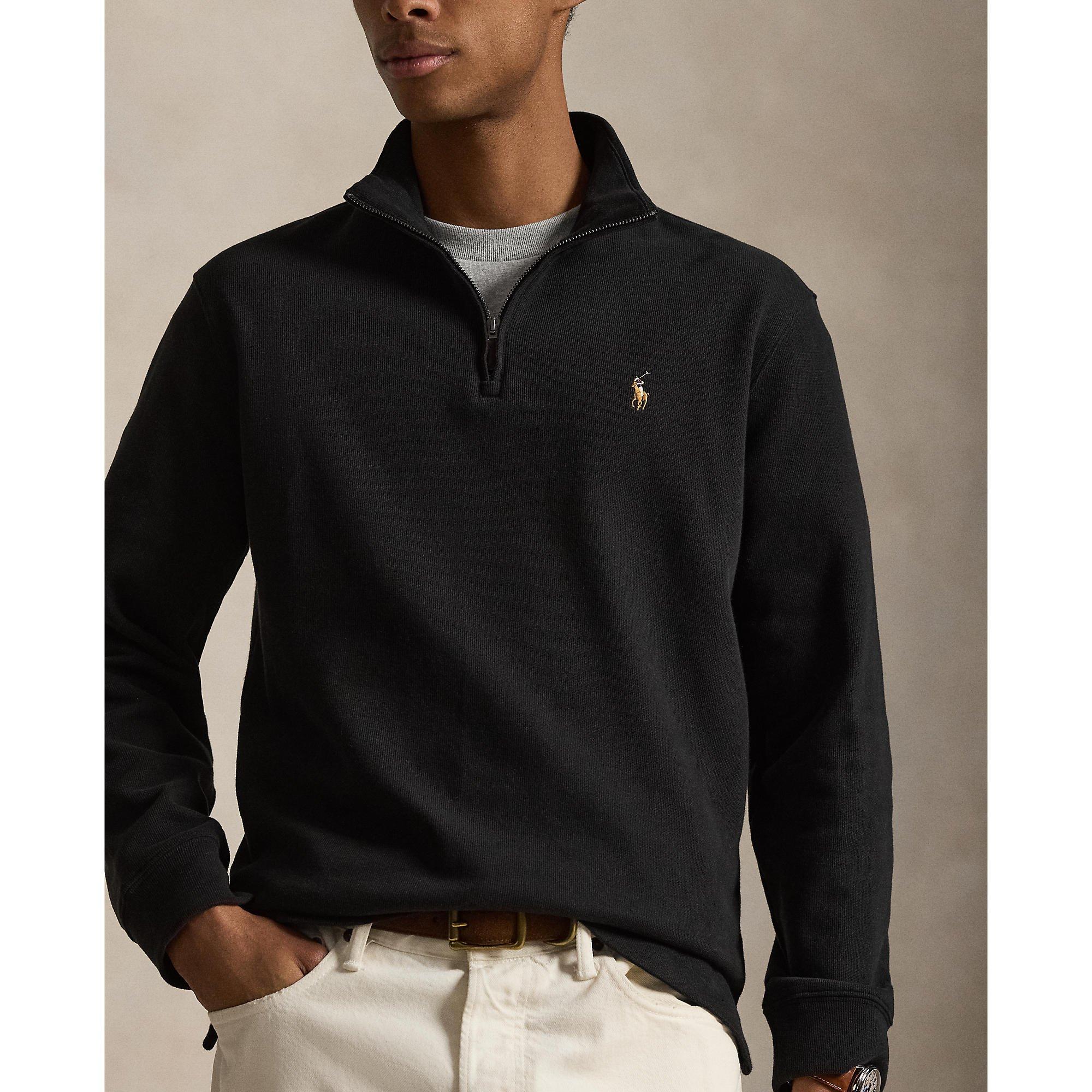 Polo Black - Polo Ralph Lauren - Estate Fleece Quarter Zip Sweater - 3