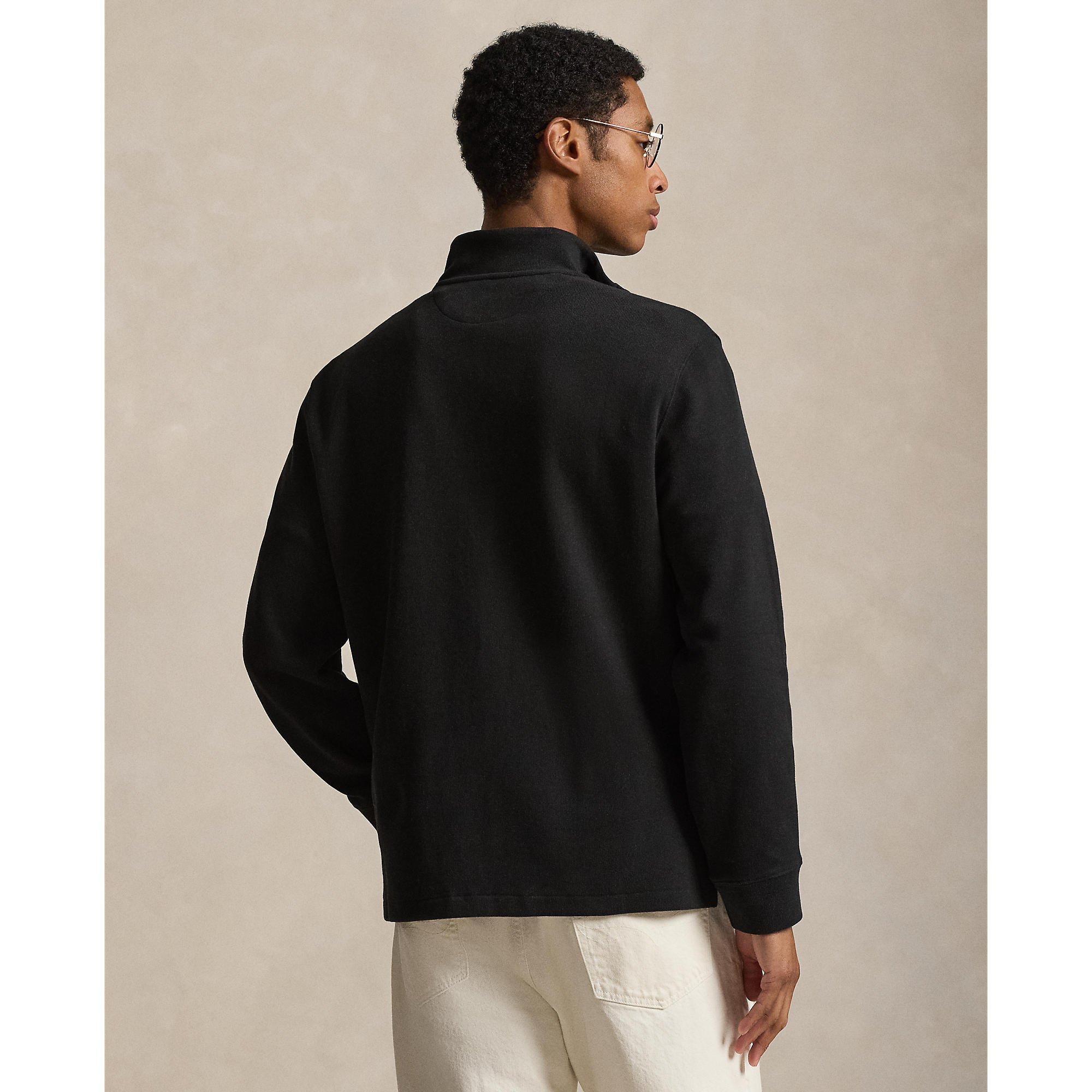 Polo Black - Polo Ralph Lauren - Estate Fleece Quarter Zip Sweater - 4