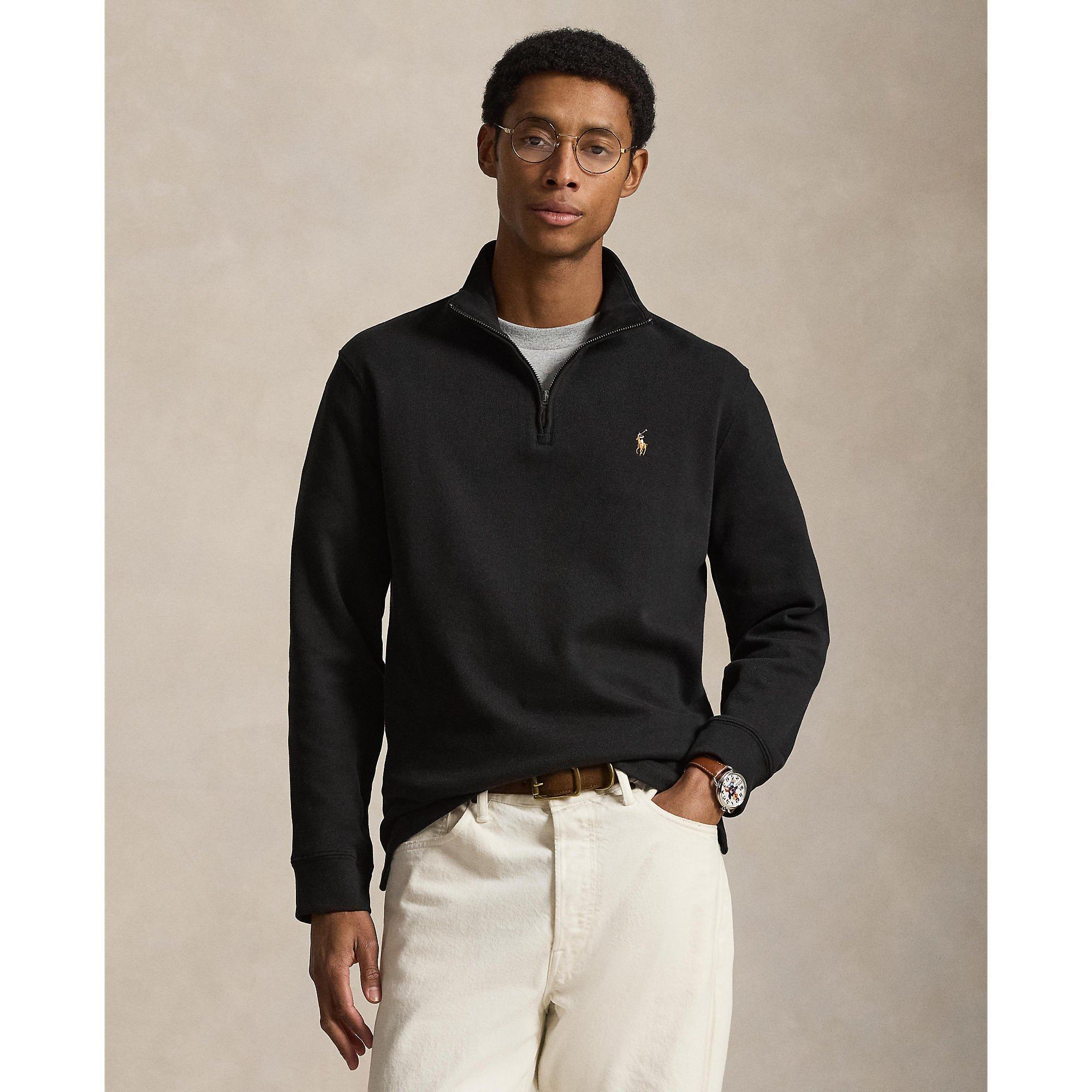 Polo Black - Polo Ralph Lauren - Estate Fleece Quarter Zip Sweater - 5
