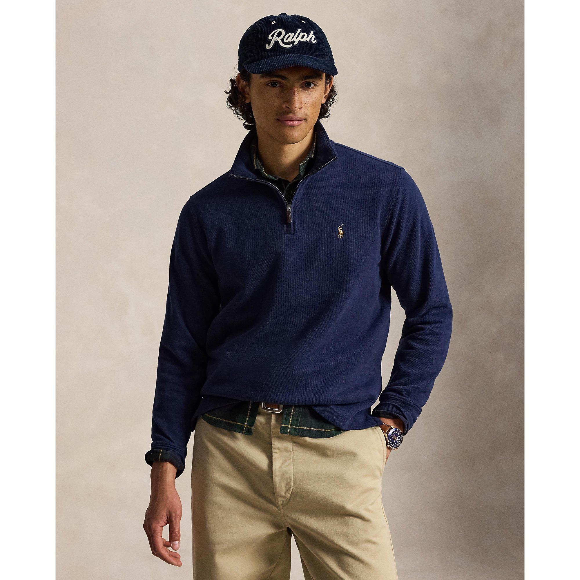 Cruise Navy - Polo Ralph Lauren - Estate Fleece Quarter Zip Sweater - 3