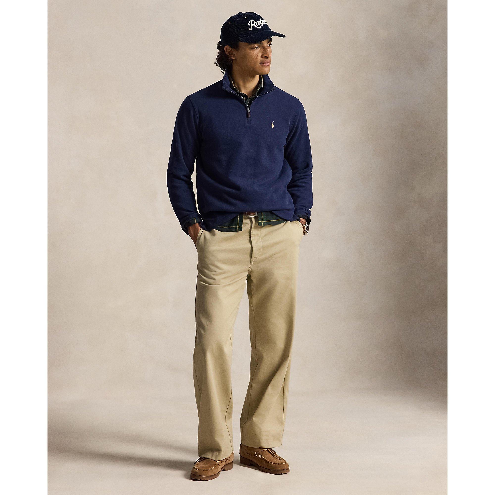 Cruise Navy - Polo Ralph Lauren - Estate Fleece Quarter Zip Sweater - 6
