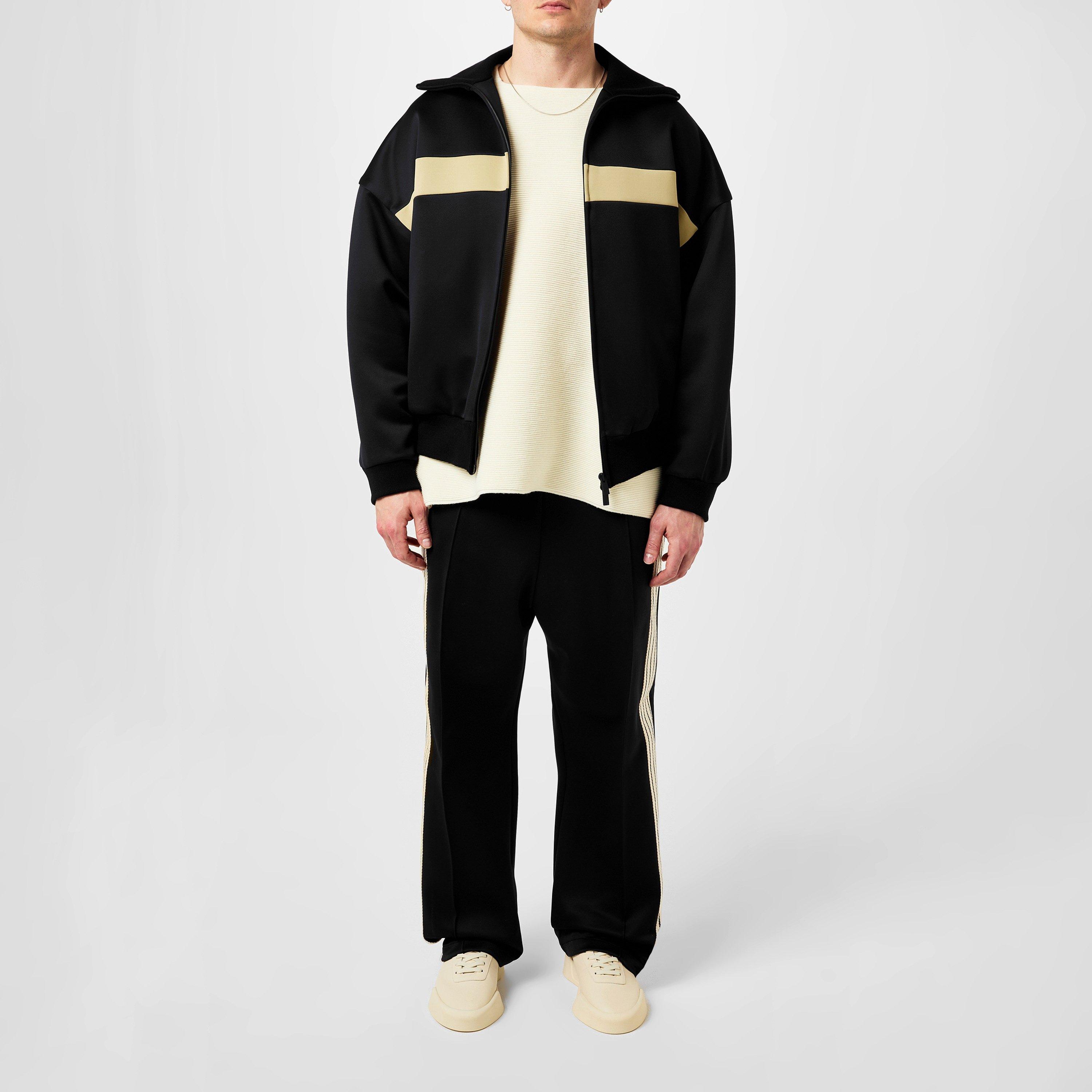 Black - Fear Of God - Stripe Track Jacket - 4