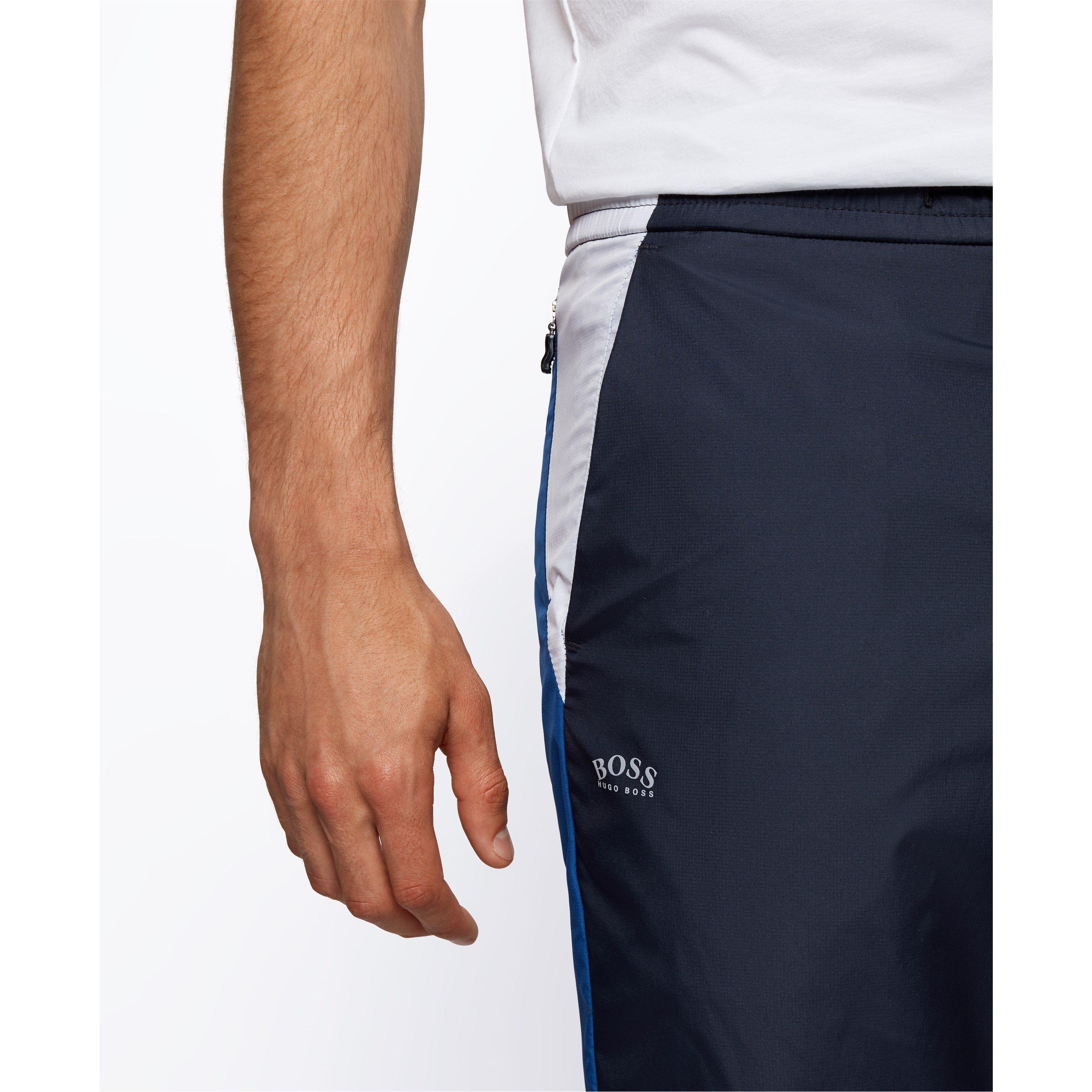 Navy 410 - Boss - Men's HBG T_Brem Tapered Trouser with Drawstring - 4