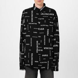 Balenciaga Paris Logo Shirt