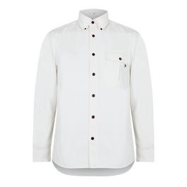 Pretty Green Men's Long-Sleeve Plain Shirt