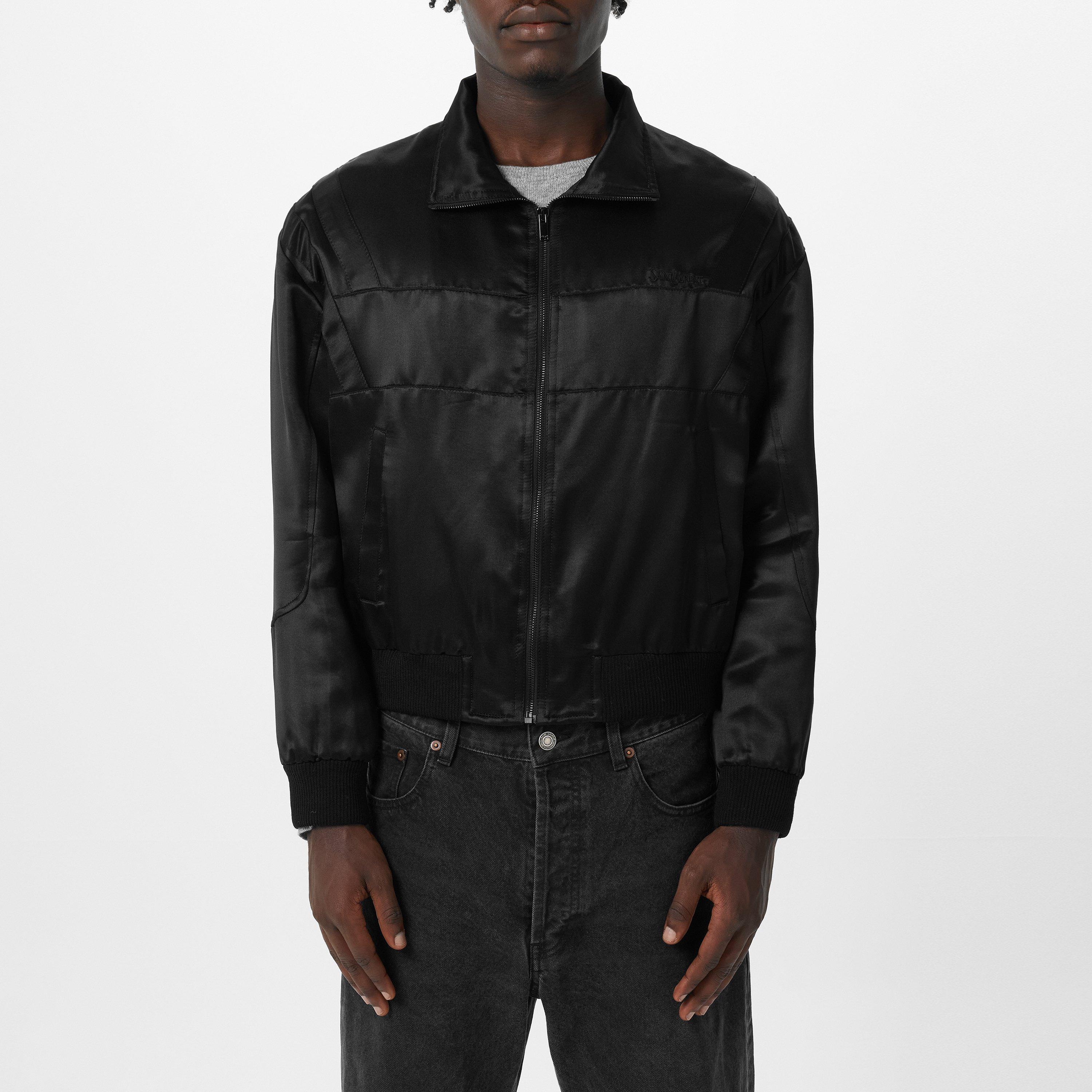 Noir - Saint Laurent - Teddy Tracksuit Jacket Mens - 1