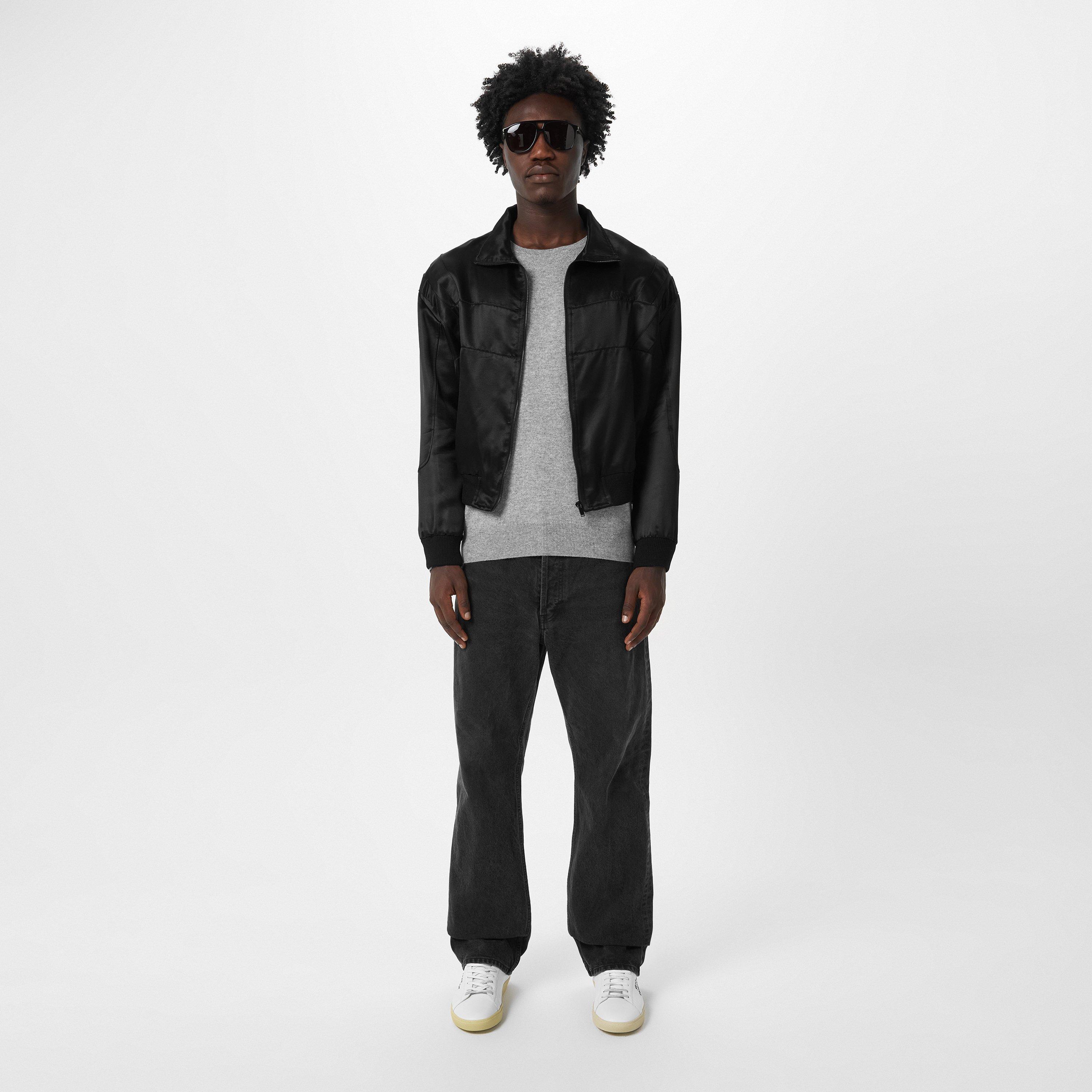 Noir - Saint Laurent - Teddy Tracksuit Jacket Mens - 4