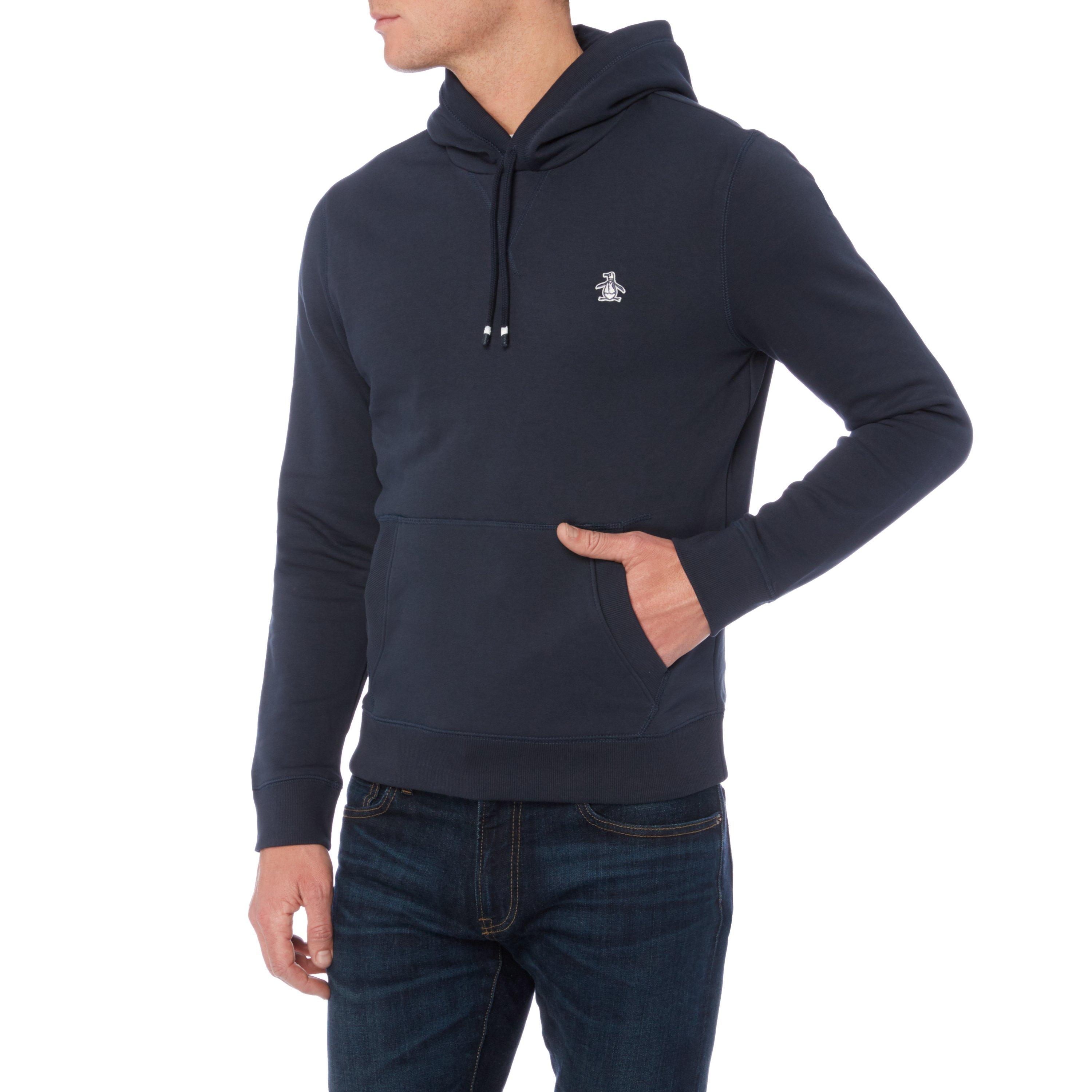 Navy 413 - Original Penguin - Fleece Popover Hoodie - 2
