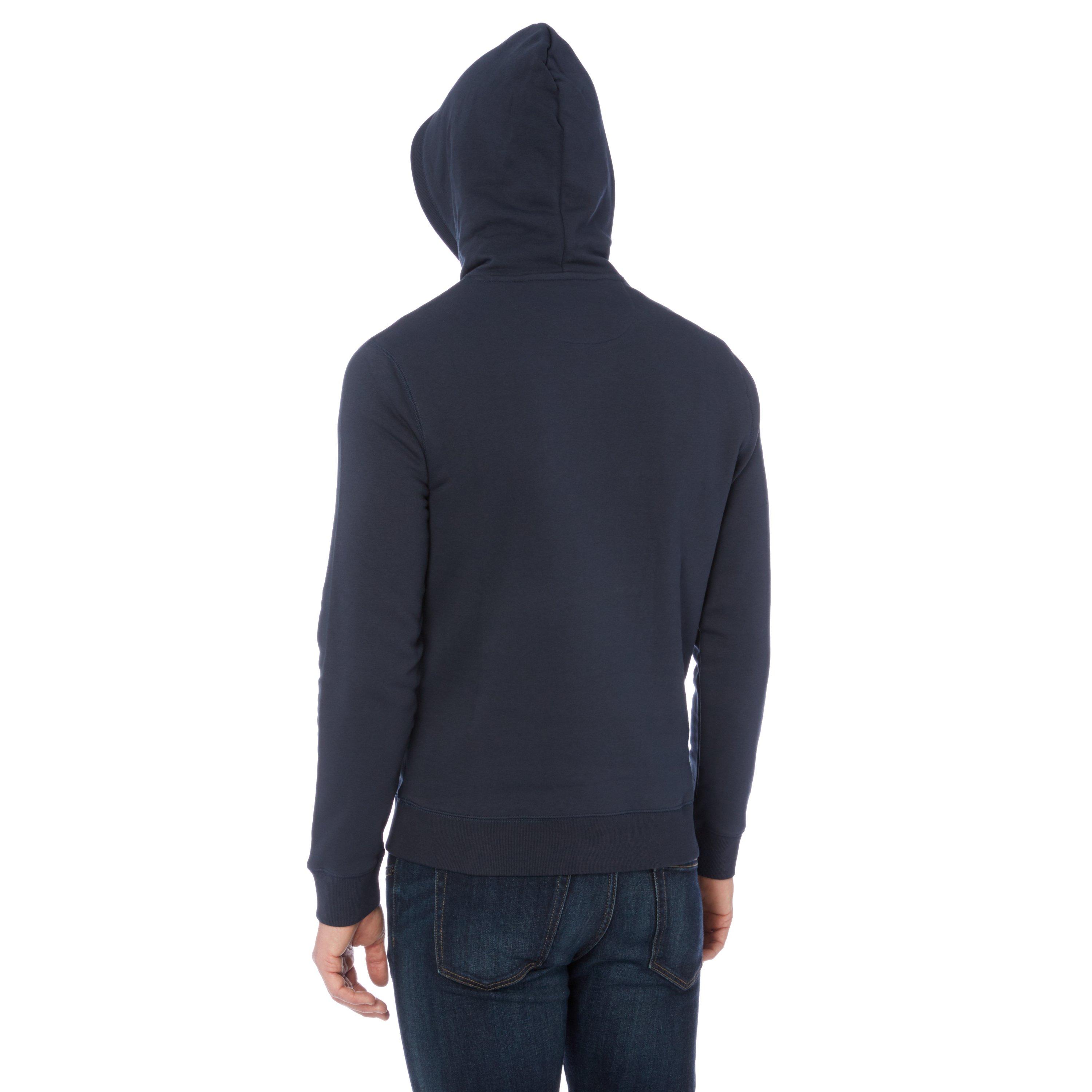 Navy 413 - Original Penguin - Fleece Popover Hoodie - 4