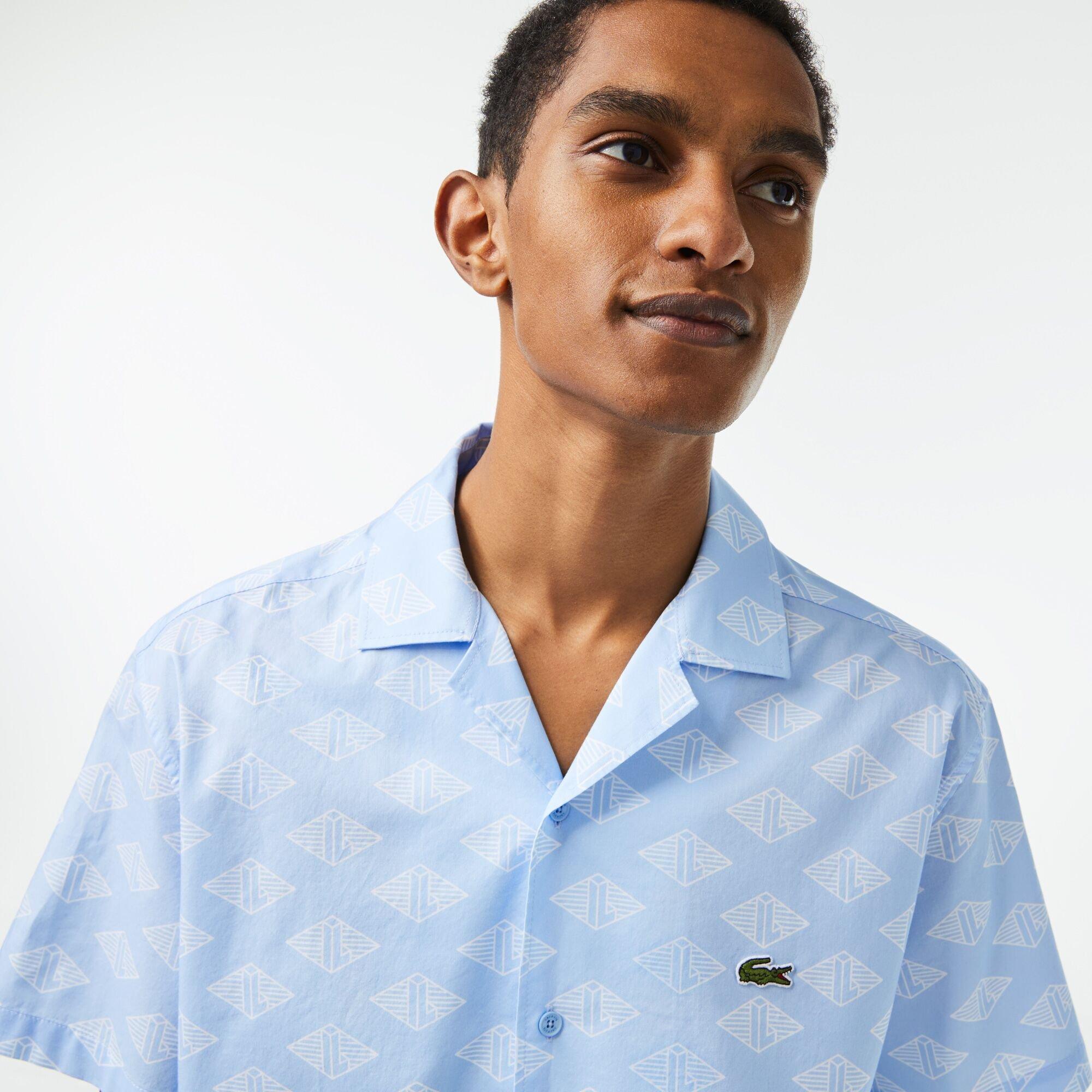Visão Geral/Farinha - Lacoste - Lacoste All Over Print Shirt - 2