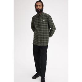 Fred Perry Tartan Oxford Long Sleeve Shirt