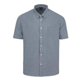 Fabric Short Sleeve Poplin Shirt Mens