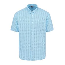 Fabric Short Sleeve Poplin Shirt Mens