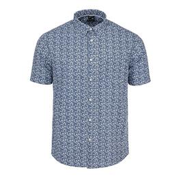 Fabric Short Sleeve Poplin Shirt Mens