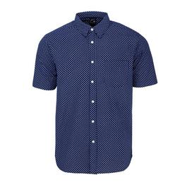 Fabric Short Sleeve Poplin Shirt Mens