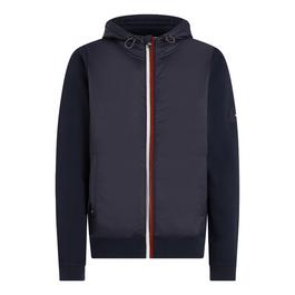 Tommy Hilfiger Clean Mix Media Zip Through Hoodie