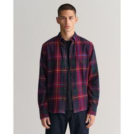 Gant Regular Fit Plaid Flannel Checked Shirt