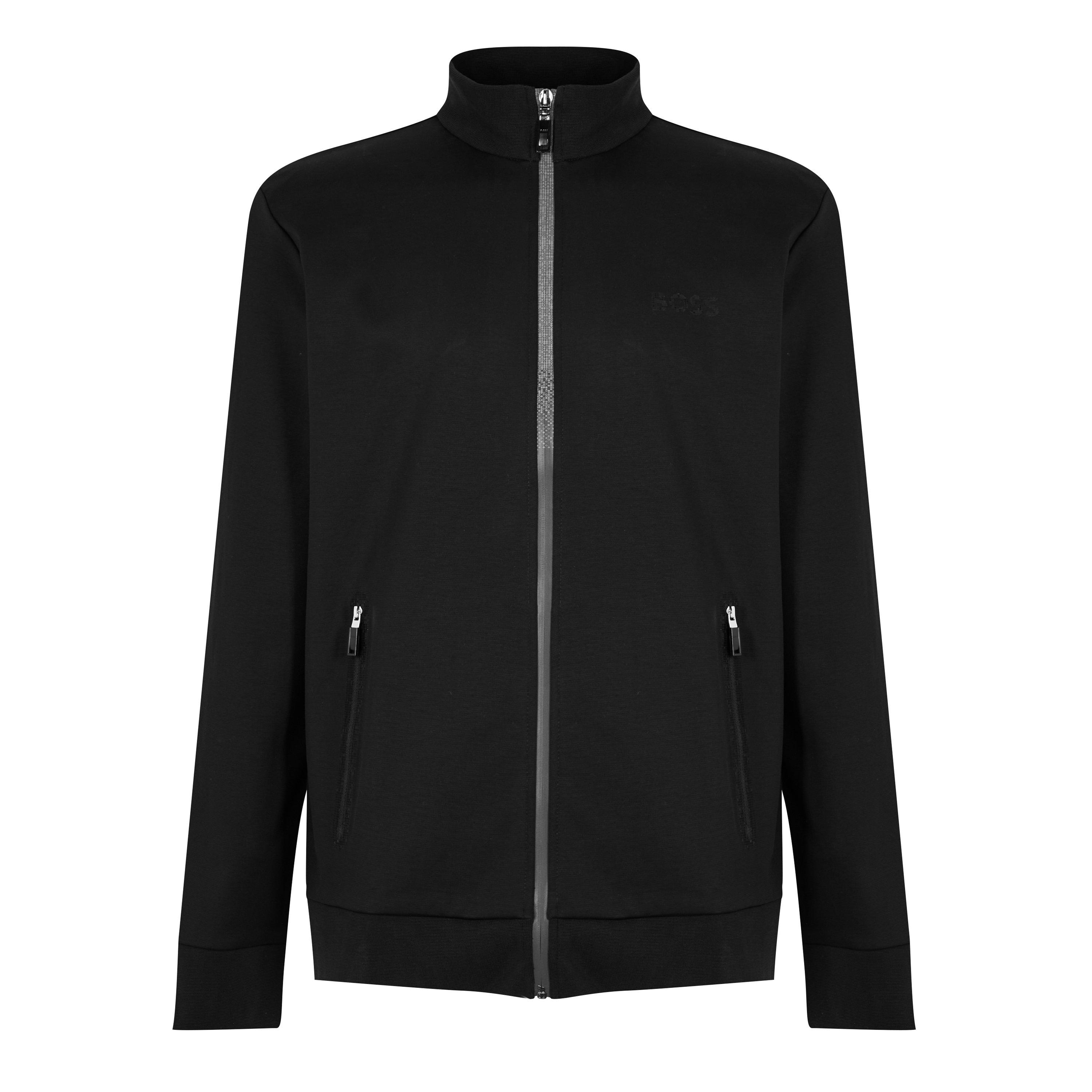 Black - Boss - Men's HBG Skaz Mirror Full Zip Hoodie - 1