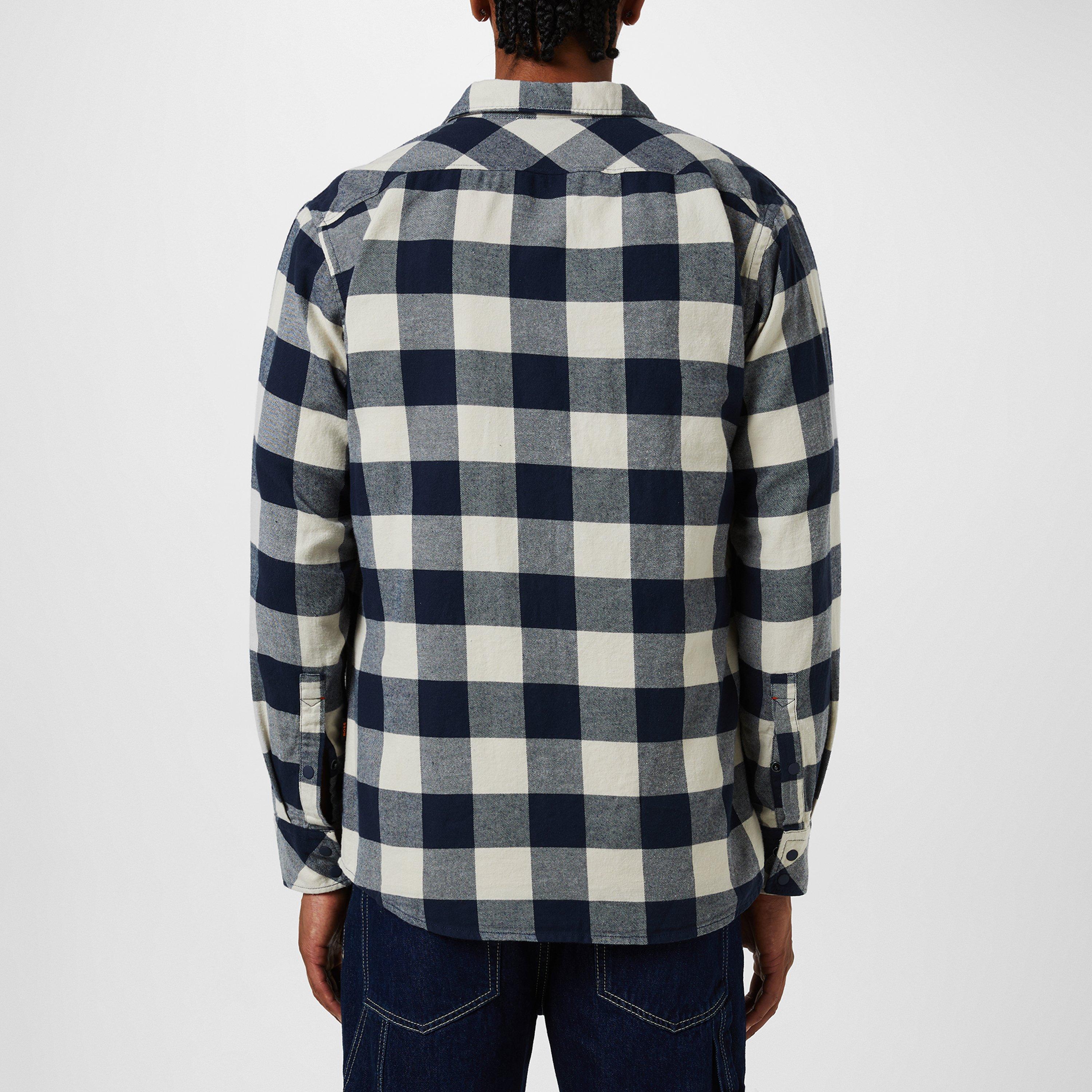 Bege claro - Boss - Men's Riou Patterned Long-Sleeve Shirt - 3