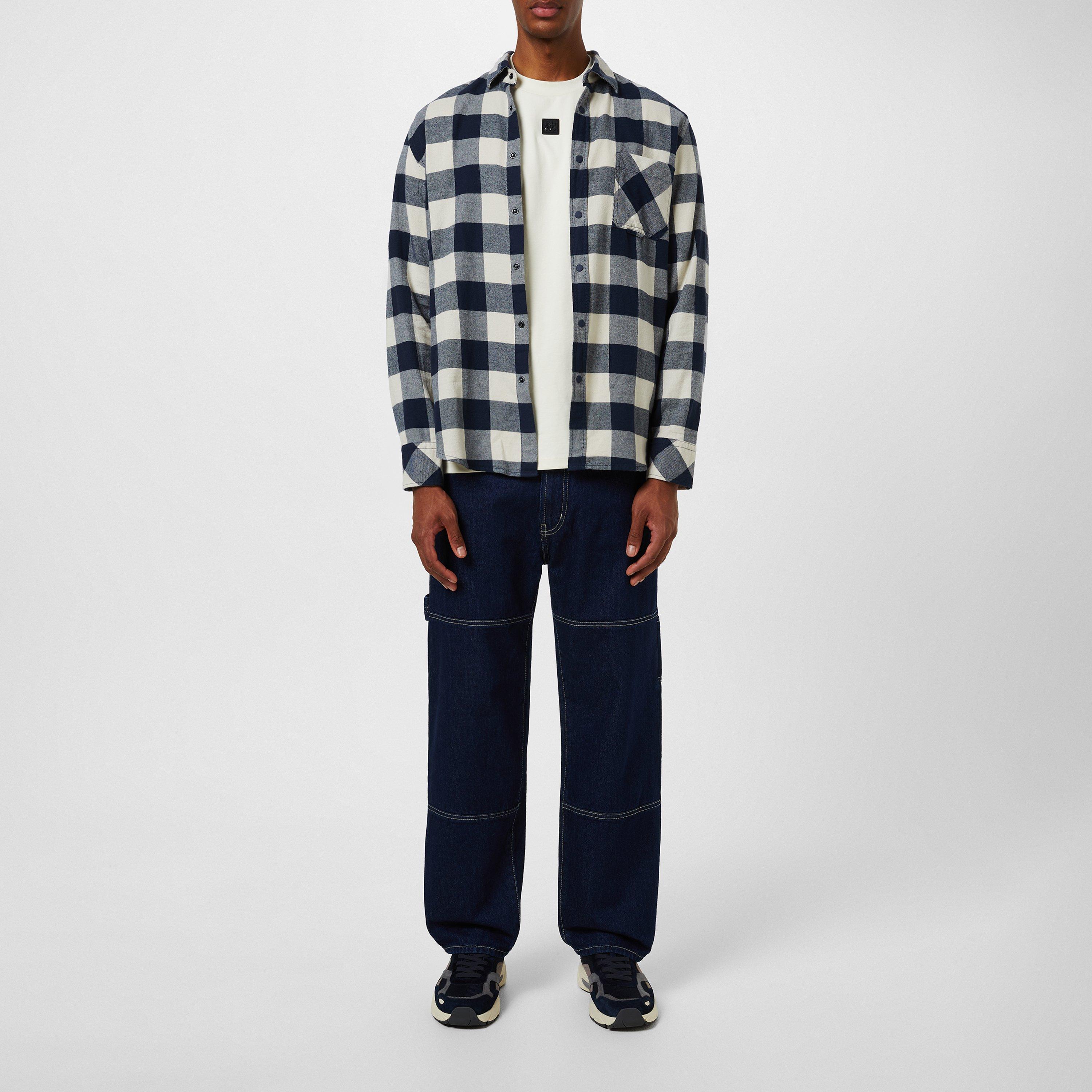 Bege claro - Boss - Men's Riou Patterned Long-Sleeve Shirt - 4