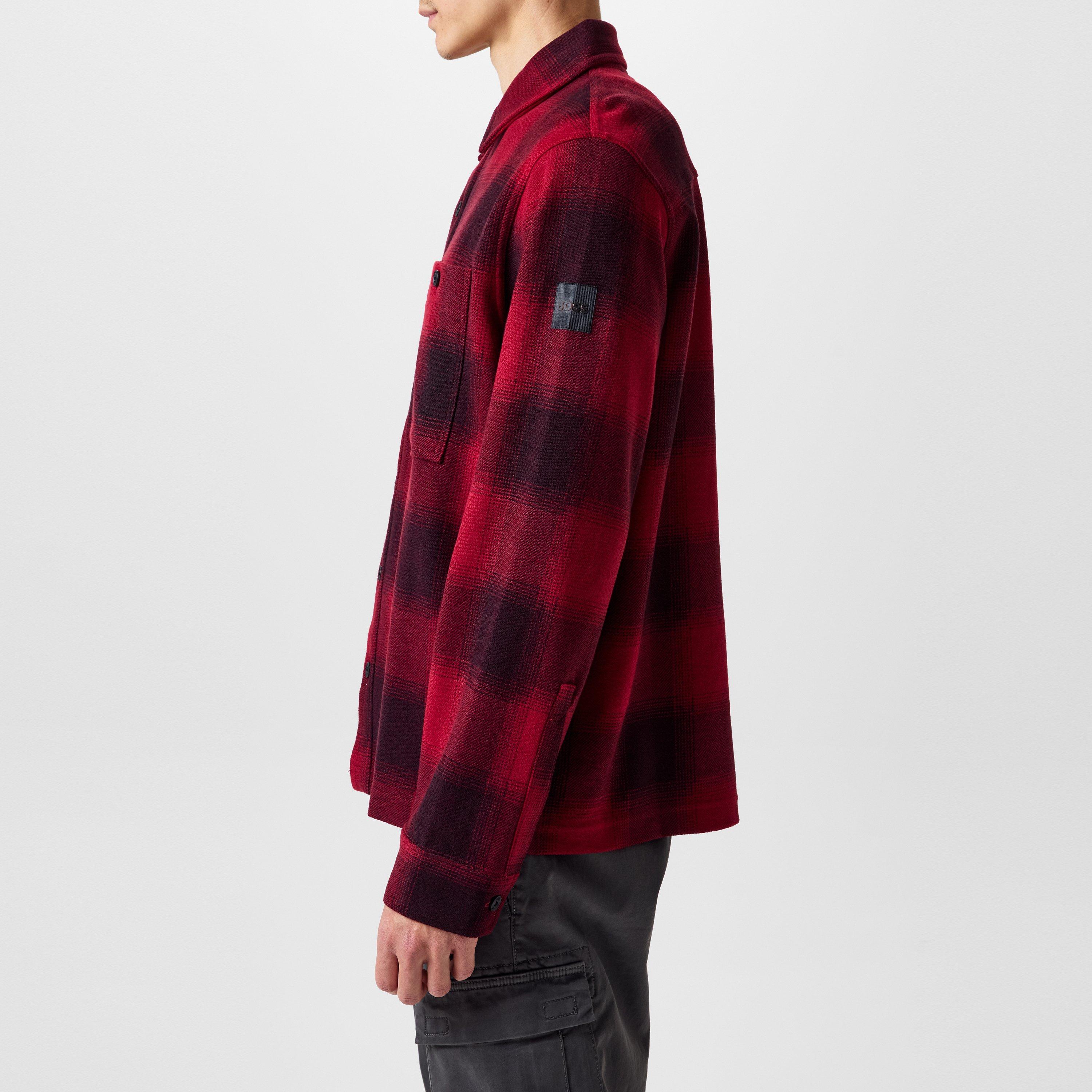 Open Red - Boss - Men's WeeChequeShirt All-over Check Print - 5