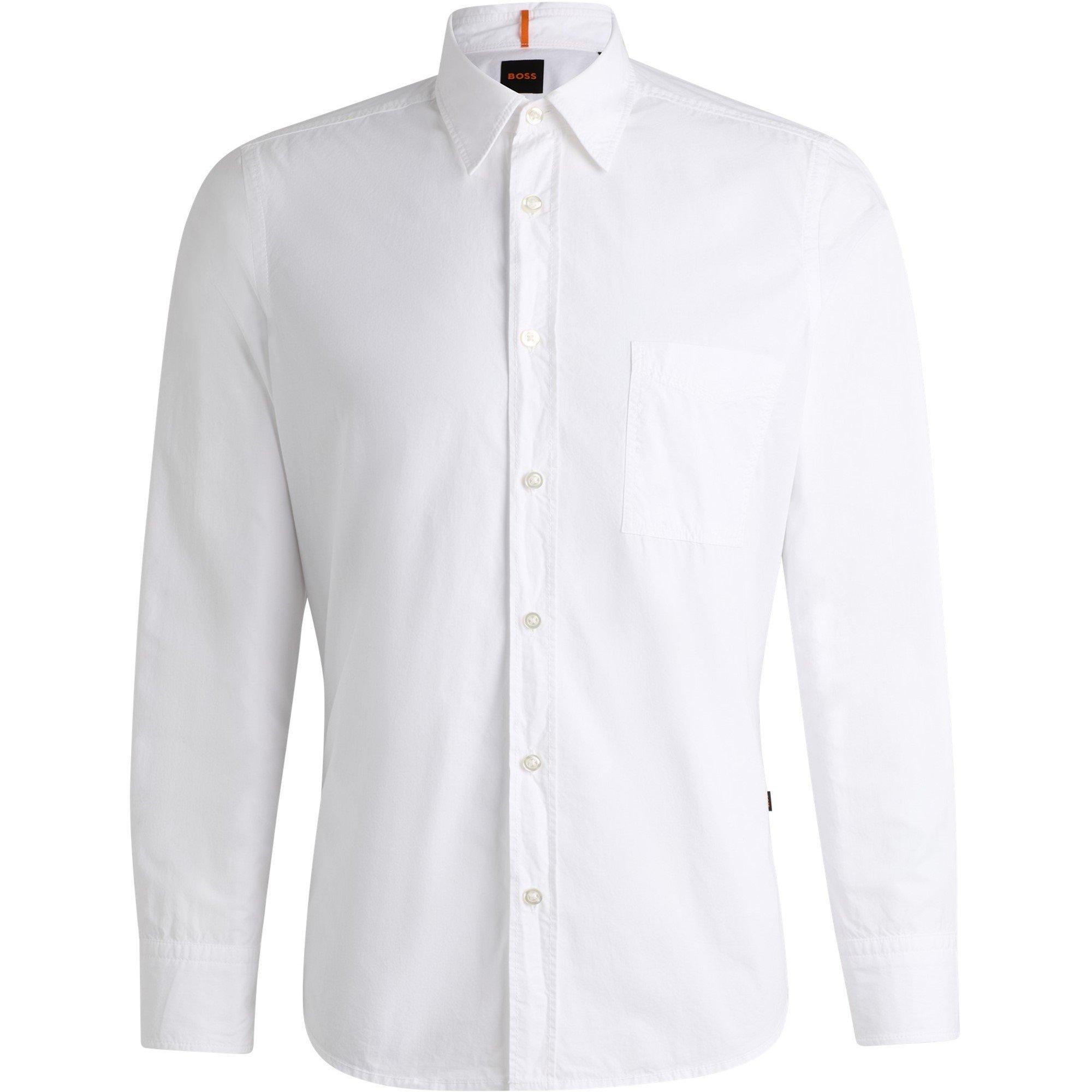 Boss Men's Relegant Plain Long-Sleeve Shirt