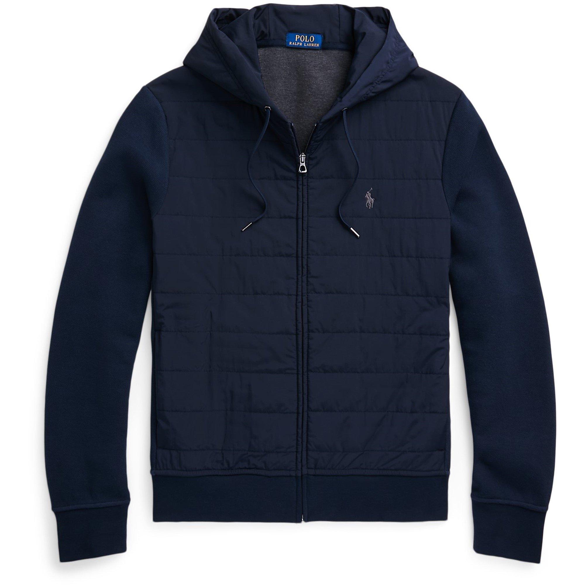 Aviator Navy - Polo Ralph Lauren - Men's Knitted Tech Full Zip Fleece - 1