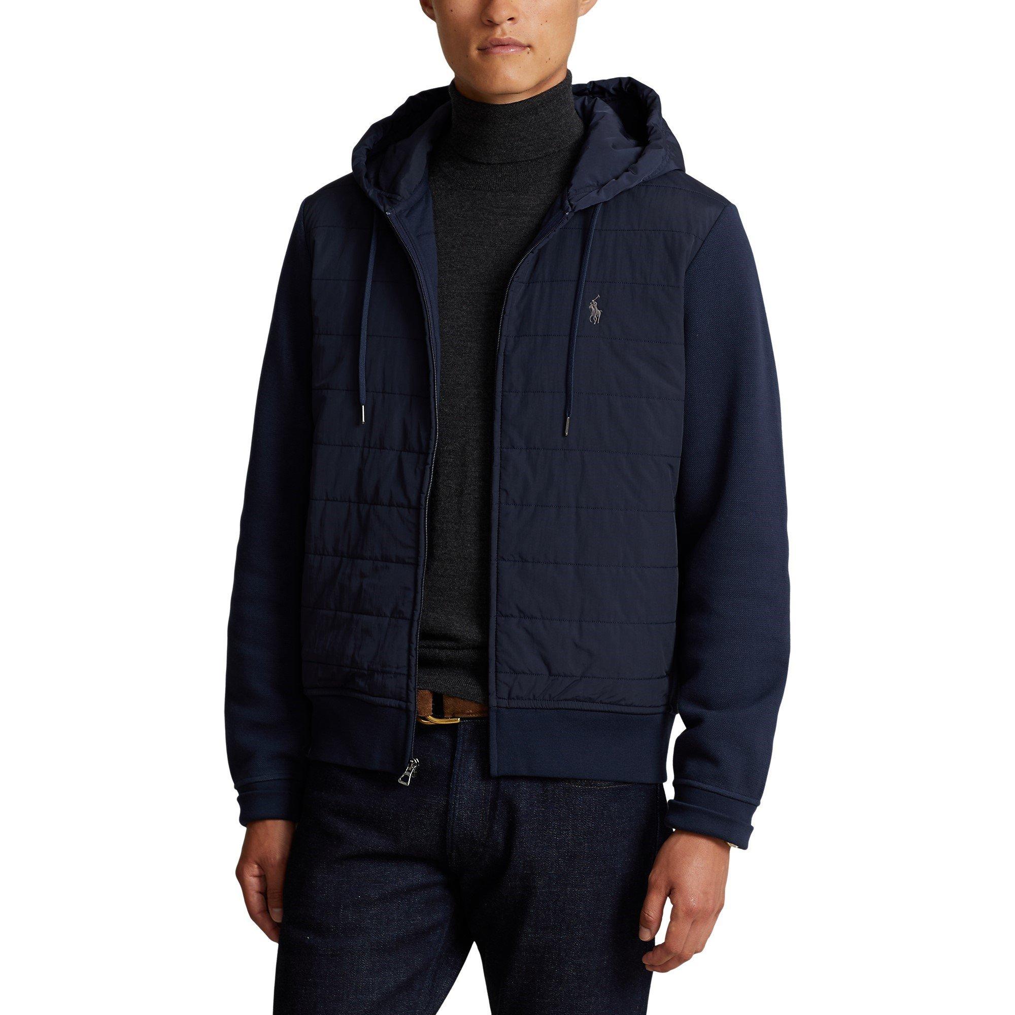 Aviator Navy - Polo Ralph Lauren - Men's Knitted Tech Full Zip Fleece - 2