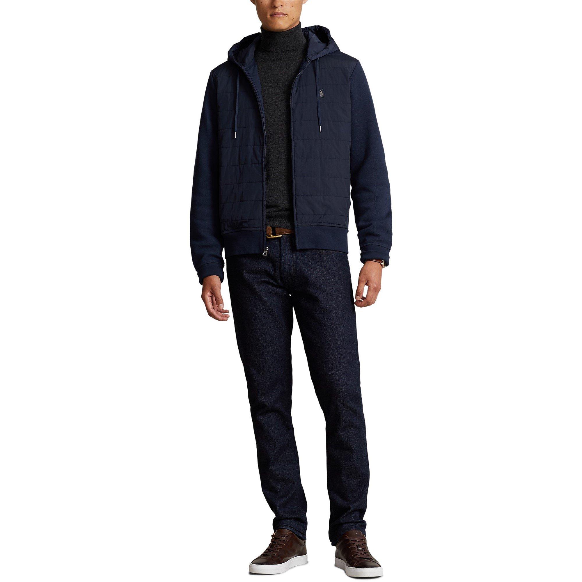 Aviator Navy - Polo Ralph Lauren - Men's Knitted Tech Full Zip Fleece - 4