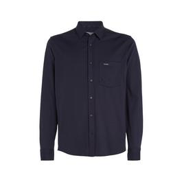 Calvin Klein SMOOTH COTTON POCKET SLIM SHIRT