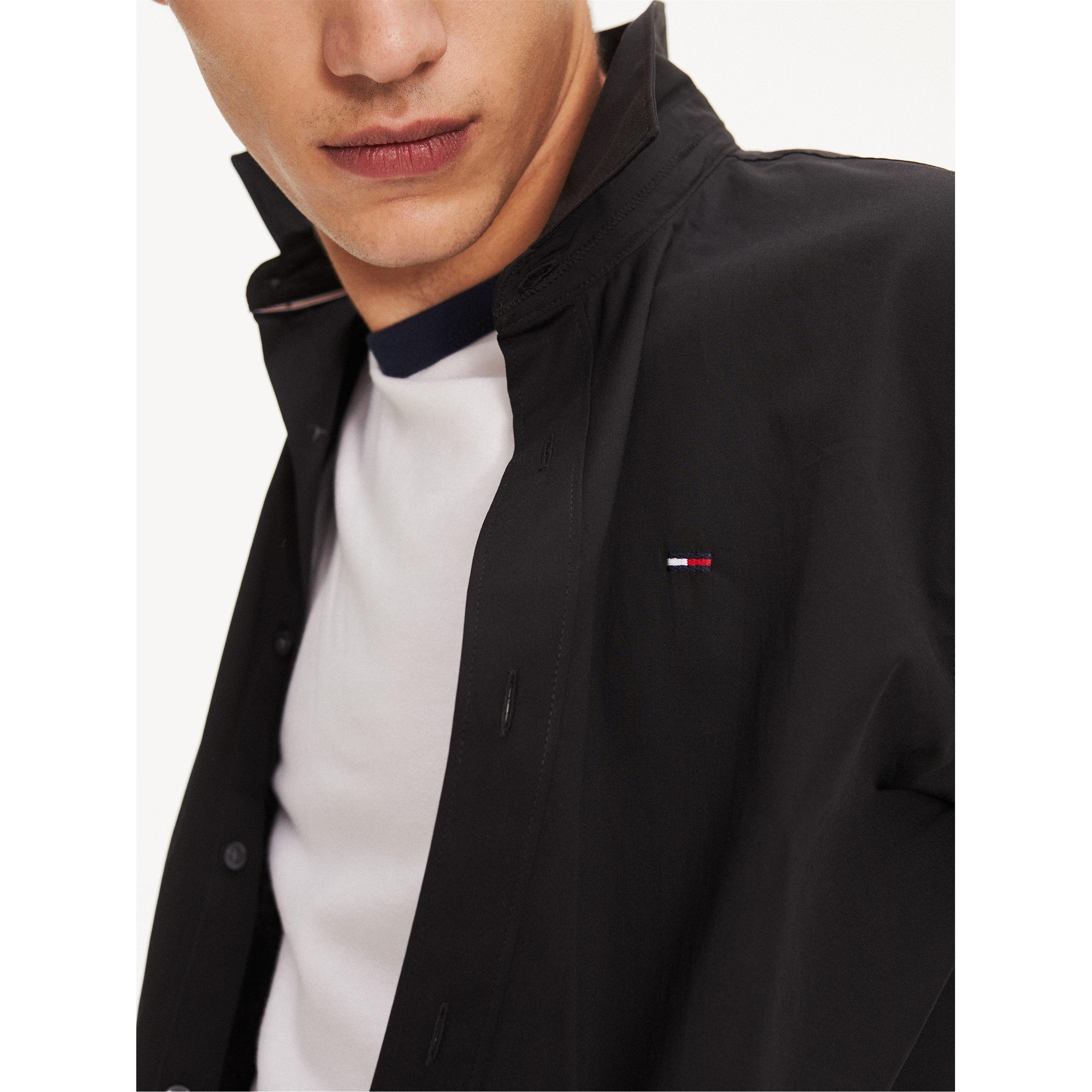 Crna - Tommy Jeans - Original Stretch Shirt - 4
