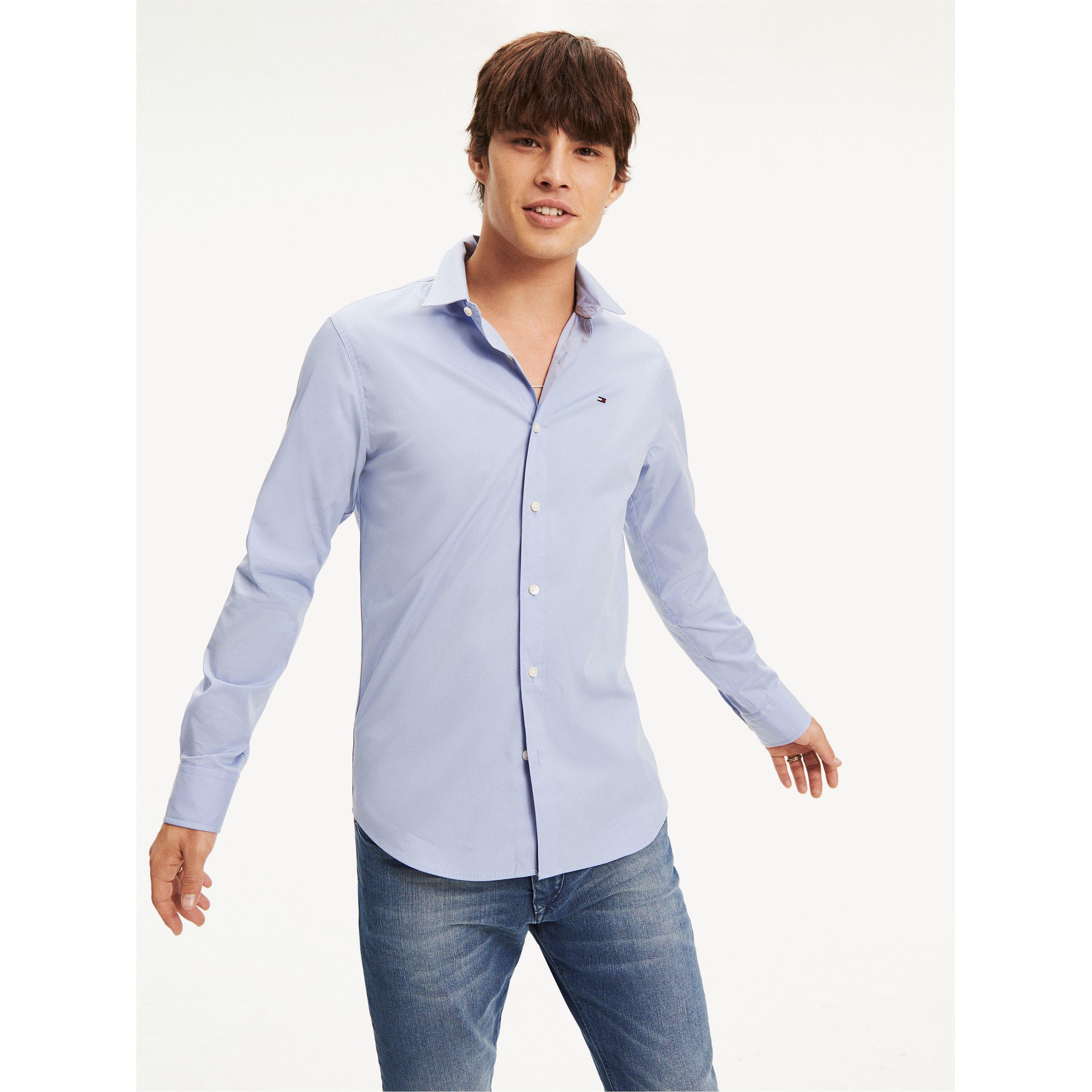 Blue - Tommy Jeans - Original Stretch Shirt - 2