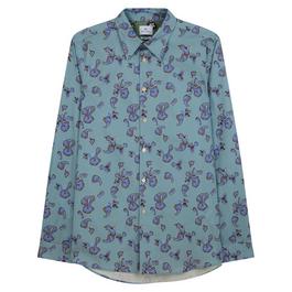 PS Paul Smith Paisley Long Sleeve Shirt