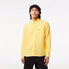 Lacoste Long Sleeve Linen Shirt