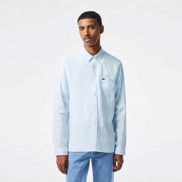 Lacoste Long Sleeve Linen Shirt