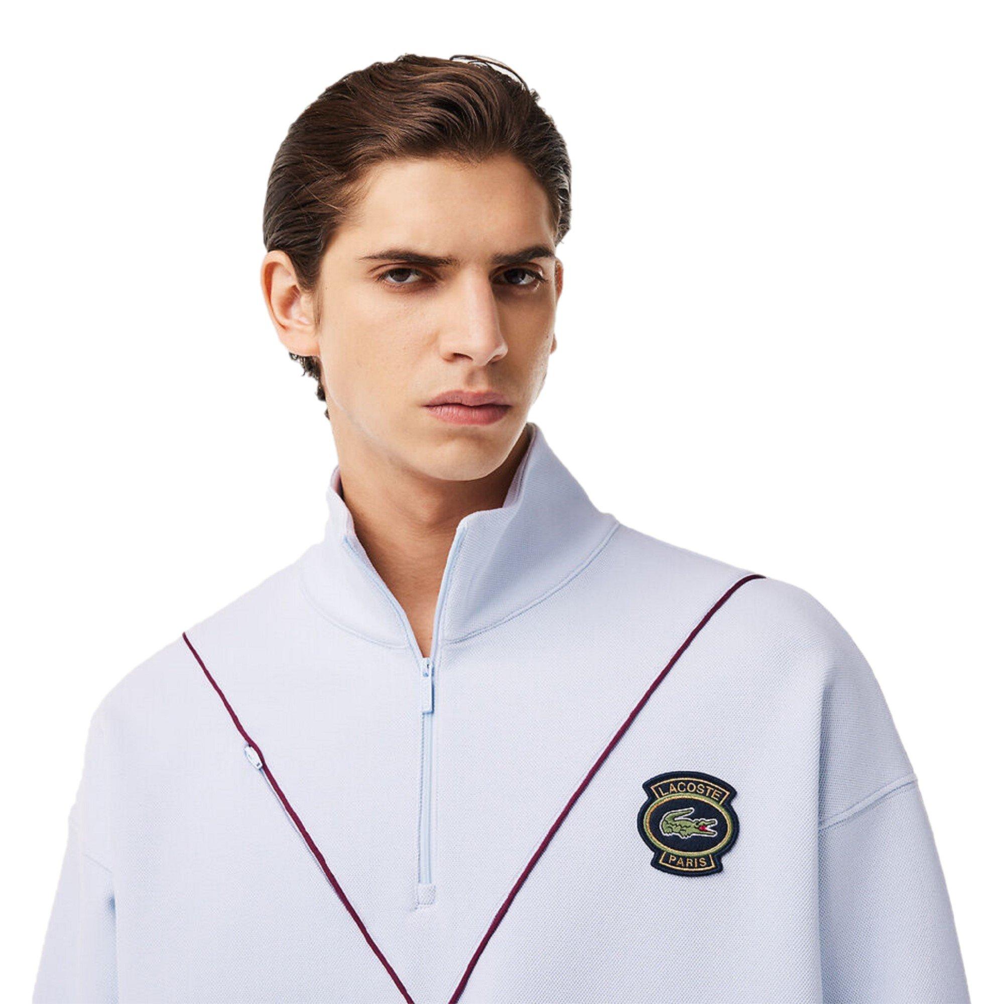 Phoenix Blue - Lacoste - Heritage quarter Zip Fleece - 3