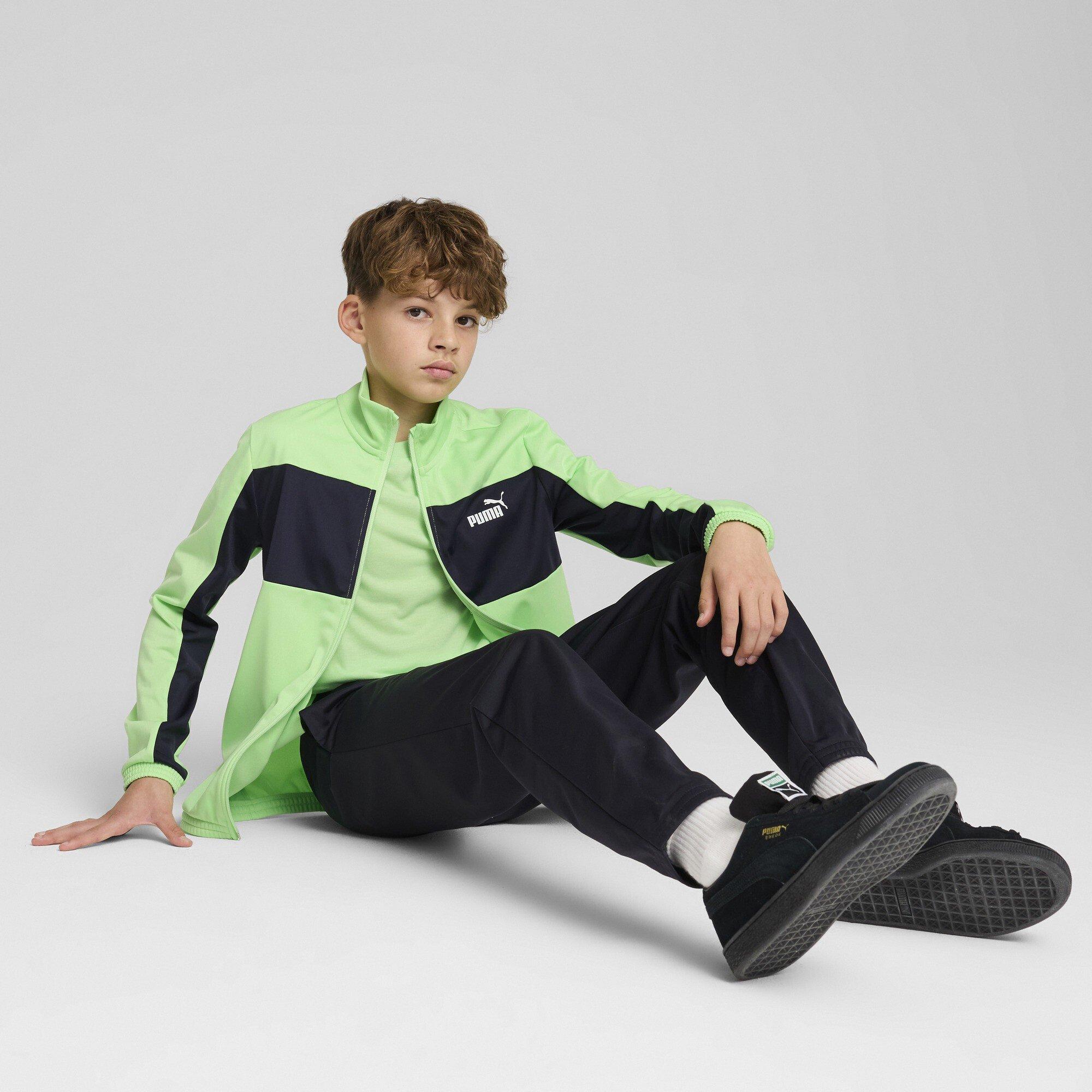 Spring Fern - Puma - Unisex Kids' Colorblock Tracksuit Top - 3