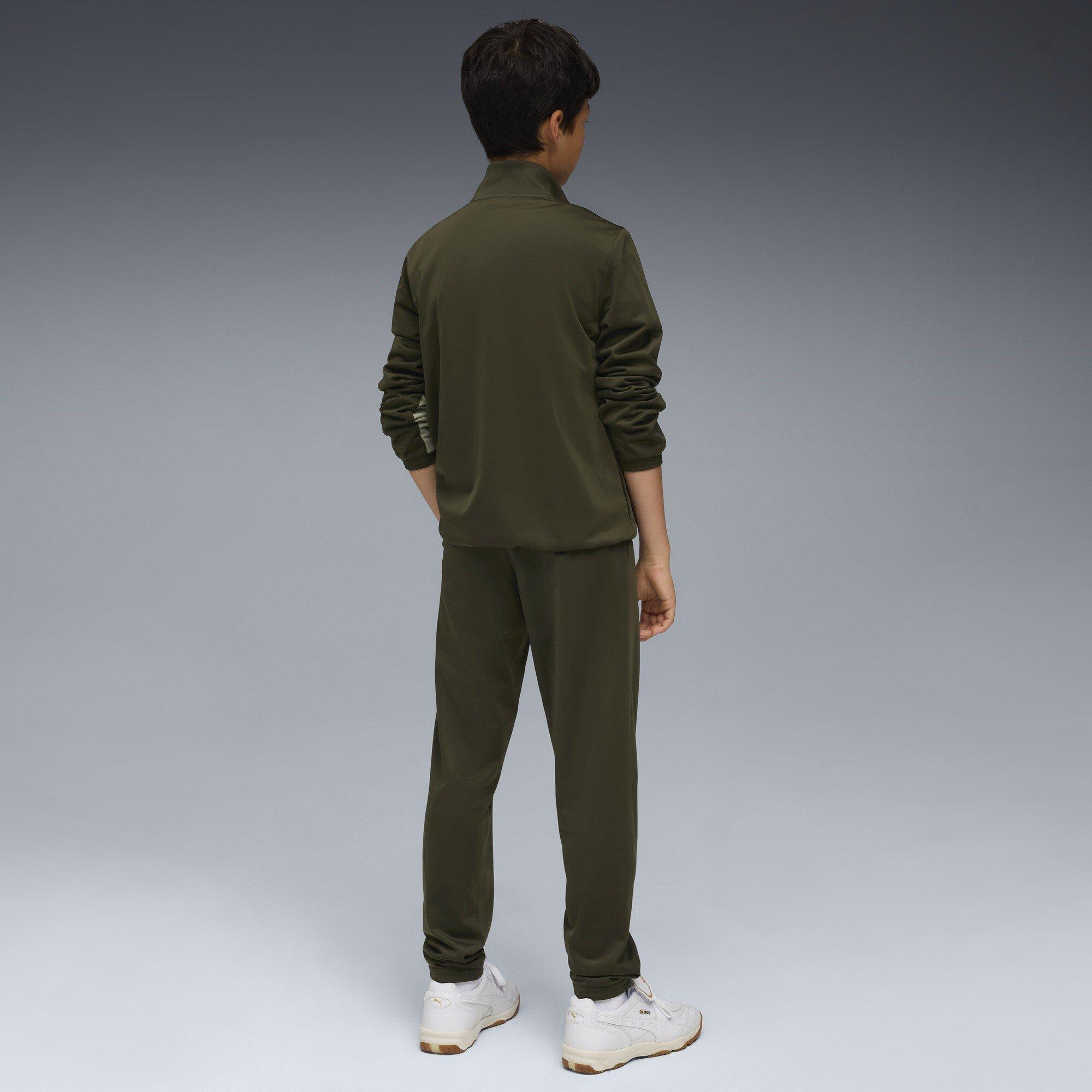 Dark Olive - Puma - Unisex Kids' Colorblock Tracksuit Top - 4
