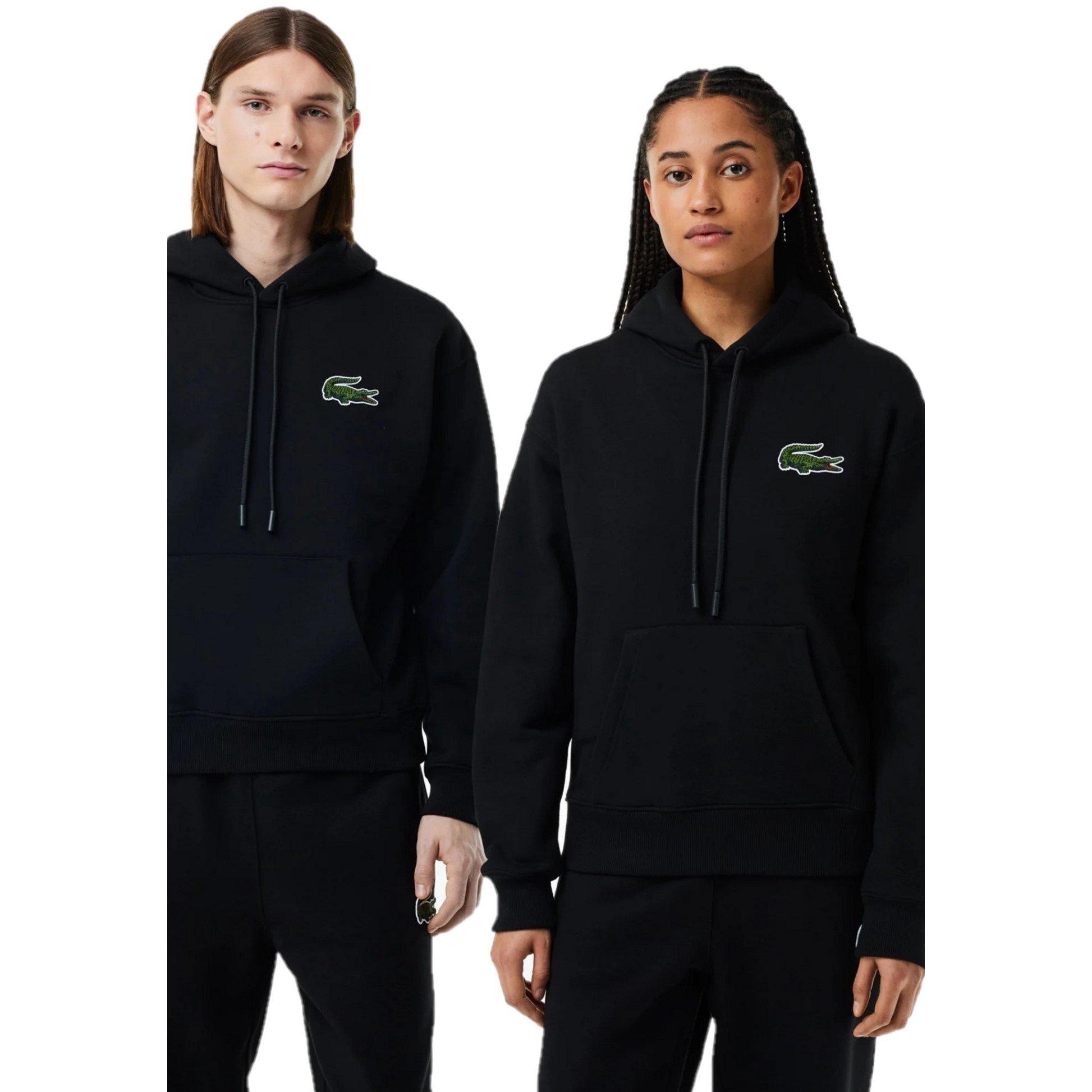 Black - Lacoste - Rg 1/4 Zip Fleece Top - 1