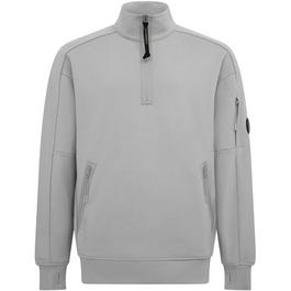 CP Company Lens Arm Quarter Zip Sweatshirt