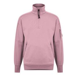 CP Company Lens Arm Quarter Zip Sweatshirt