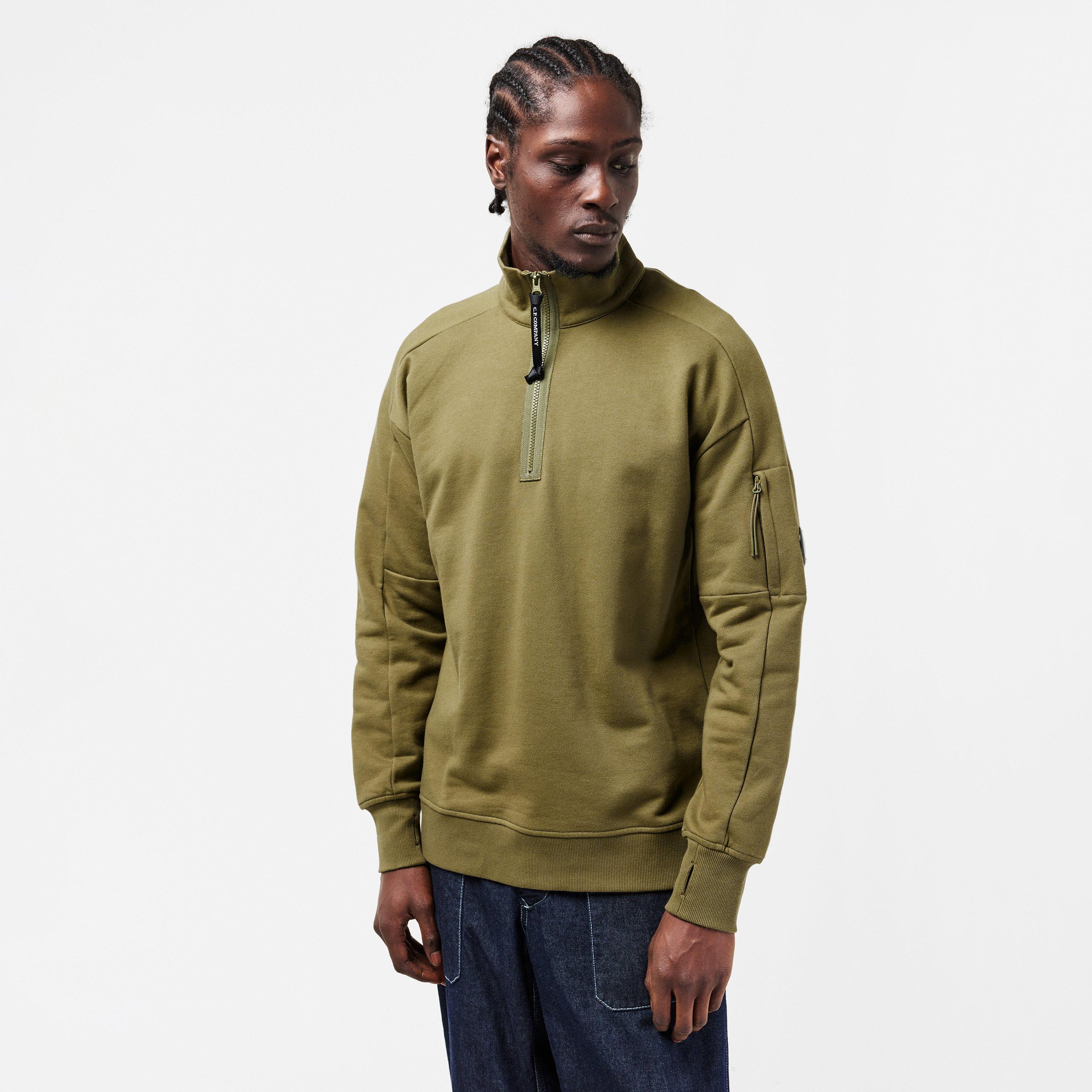 Capers 652 - CP Company - Men's Lens Quarter-Zip Fleece Top - 3